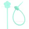 Corbata de Silicona Colorida en Forma de Lazo, Correa de Datos Multifuncional, Correa para Colgar, Llavero, Joyería, Colgante para Bolsa, Correa