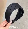 Diadema de moda estilo coreano con lunares y ala ancha para mujer, adecuada para ir al trabajo, para realzar la coronilla alta y mantener el cabello en su lugar