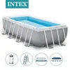 Piscina de Armazón Rectangular Intex Piscina Familiar para Adultos Piscina Grande al Aire Libre Piscina Infantil Piscina Inflable