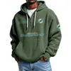 Ropa Nueva para Hombre Transfronteriza Amazon Más Vendida Cremallera Multibolsillo Nueva Sudadera Tendencia de Comercio Exterior Sudadera Serie NFL