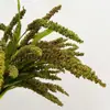Espiga de grano de rama única de simulación que contiene Yang, espiga de mijo falso de jardín natural, espiga de trigo falso, decoración del hogar, decoración de casa de huéspedes, fotografía