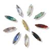 Nuevo 4*15 ojo de caballo cosido a mano Diamante binaural cuatro agujeros pedrería DIY accesorios de ropa zapatos y sombreros diamante garra al por mayor