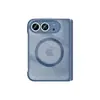 Wlons es adecuado para funda de teléfono iPhone Duo con bisagra, funda magnética transparente anti-caídas Apple Duo