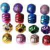 Cor Metálica de Natal Cor de Galvanoplastia UV Resistente à Cor Grande Furo Bola de Amora Frutas Redondas Contas DIY Artesanal Corrente de Celular Acessórios