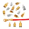 Hebilla de Cadena para Cubo Colgante de Acero Inoxidable de 2 Colores, Hebilla para Cuerda, Hebilla de Conexión para Cordón de Cuero, Accesorios para Joyería Hecha a Mano para Pulseras y Tobilleras DIY