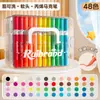 Conjunto de marcadores acrílicos para desenho à mão de letras e pintura artística, ferramentas para caligrafia e desenho, presente para estudantes