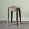 Bancos Domésticos Nórdicos, Plástico Engrosado, Bancos Apilables para Mesa de Comedor, Bancos Molino de Viento, Bancos Redondos Altos de Repuesto, Bancos de Plástico