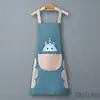 Delantal de cocina doméstico lavable, impermeable y a prueba de aceite, cinturilla de cocina de moda para hombres y mujeres, ropa de trabajo.