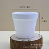 Fábrica atacado redondo multi-cor desktop plantas verdes flores carnudas simples plástico internacional vasos de flores potes de plástico