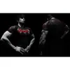Serie de estilo gótico popular camiseta de compresión deportiva para hombre, camiseta de compresión de manga corta para fitness, ciclismo, running
