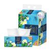 Papel Tisú Qingfeng Serie Extracto de Flores 4 Capas Papel Servilletas Domésticas Pañuelo Facial Toallas Sanitarias para Manos Asequible Venta al Mayoreo