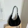 Bolso Cruzado de Hombro Único Retro de Ante Peludo Mezclado para Mujer 2026 Nuevo Otoño Gran Capacidad para Viaje