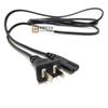 A NOSOTROS. Cable de alimentación de cola desplegada de calibre, cable de enchufe americano de 2 orificios y 8 colas, cable de pantalla de impresora, línea de carga de lámpara de escritorio