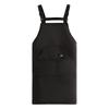Delantal de Lona para Mujer Cocina Hogar Cocina Antifouling Ropa de Trabajo Tienda de Té con Leche Tienda de Uñas Estampado Catering Cintura Corta