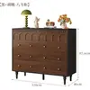 Cómoda de Lujo Ligero Estilo Vintage, Unidad de Almacenamiento de Madera para Montar en la Pared con Cinco Cajones para Dormitorio, Nuevo Almacenamiento Retro con Seis Cajones, Cómoda Multifuncional