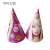 Sombrero de Papel con Tema de Dibujos Animados para Fiesta de Cumpleaños, Sombrero Triangular, Sombrero para Pastel de Cumpleaños Infantil, Sombrero Puntiagudo Decorativo para Fiesta de Adultos