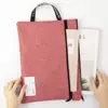 Bolsa para Documentos A4 Bolsa Portátil para Documentos Bolsa para Classificação de Matérias de Estudante Bolsa de Lona com Zíper Multicamadas Bolsa para Informações de Reunião de Escritório