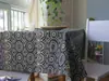 Mantel Estilo Tailandés del Sudeste Asiático Estilo Étnico Xizang, Mantel Redondo Exótico Estilo Americano para Mesa de Café