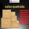 Caixa quadrada de cinco camadas para pequenos lotes, extra dura, papelão ondulado espesso, embalagem logística, caixa para mudança, atacado
