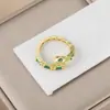 Adornos Populares Europeos y Americanos Zirconia Microincrustada Anillo Suelto Geométrico Estilo Ligero Moda Anillo de Dedo con Forma de Serpiente Personalizado para Mujeres