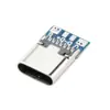 Placa de Teste Reversível Tipo-C Fêmea Dupla Face Usb-3.1 com Módulo Pcb Conector Usb-C Fêmea