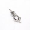 Acessórios para Joias de Liga DIY Pingente de Pena Pulseira Colar Acessórios Decorativos Pingente 72*28mm D302