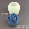 Molde de silicona con forma de rosa tridimensional, para decoración de mousse de azúcar, jabón hecho a mano, vela, pegamento, molde de yeso