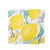 Shein Tema Fruta Limão Pratos de Jantar Descartáveis Toalha de Mesa Guardanapos de Papel Conjunto para Festa de Aniversário Decoração de Mesa Copos de Papel