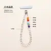 Chaveiro de Pedra de Cristal Natural Runya, Pingente de Celular Anti-Perda, Cordão Chaveiro Desmagnetizador de Cascalho Atacado