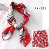 Moda Coreana 2020 Bufanda Pequeña Estampada de Seda Bufanda Cuadrada Pequeña Bufanda Decorativa Profesional para Mujer