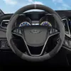 Capa de Volante Chery Tiggo 3 Tiggo 5 Modelo Antigo Ultra-fina Camurça Veludo Absorvente de Suor Pegada Capa Todas as Estações Universal