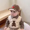 Chapéu de Bebê Estilo Primavera e Outono Desenho Animado Fofo Super Adorável Aba Macia Boné Bico de Pato Infantil Proteção Solar ao Ar Livre À Prova de Vento Boné de Baseball