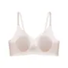 Ropa interior original de verano cómoda, soporte suave, sensación de hielo, transpirable, sin costuras para mujer, sujetador ligero sin aros