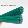 Palitos de ferro com flores secas revestidas, hastes de flor de ferro, flores de tela de arame, flores de fio verde, galhos de flores, palitos torcidos artificiais de crochê