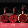 Colgante Colgante Montaña Fantasma Cinnabar Arena Dorada Morada Año de Esta Vida Cordón Collar de Niñas Regalo para Hombres Bajo Contenido
