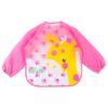Overol impermeable de EVA para niños de fábrica, ropa para comer, ropa para pintar para bebés, manga larga, babero anti-suciedad, anti-manchas