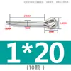 Pasador de seguridad de acero inoxidable 304, pasador elástico, pasador de bloqueo, pasador de inserción, pasador cilíndrico M1M1.2M1.5M2M2.5M3M4M5