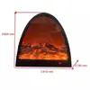 Gabinete Triangular para Chimenea con Fuego Electrónico de Forma Irregular, Calefacción de Pared de Fondo de Estufa de Arco Semicircular en Forma de L Empotrada, Otros