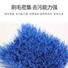 Cepillo para lavar coches azul cepillo suave limpieza cepillo para neumáticos herramienta para limpiar ruedas de coche cepillo mango corto suministros especiales para coches