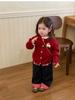 [En Stock] Jeans con Dobladillo Enrollado para Niñas Primavera 2026 Nuevos Pantalones Rectos Modernos para Niños Elegantes Pantalones Largos para Bebés