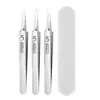 Set de Agujas para Acné de Acero Inoxidable Pinza para Acné No. Pinzas para Espinillas de 5 Celdas Aguja para Acné Herramienta de Belleza Clip de Célula