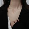 Collar Colgante de Berenjena para Mujer, Diseño de Nicho, Moderno, Moda de Celebridad de Internet, Estilo Único, Estilo Minimalista, Versátil, Estilo Corto