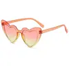 Gafas de Sol Nuevas con Forma de Corazón Transfronterizas Europeas y Americanas Fiesta Novedad Gafas de Corazón Celebridad de Internet Moda Callejera Unisex Gafas de Sol