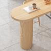 Mesa de bar de madeira maciça moderna simples para casa Designer de divisória de sala de estar criativa Nakajima Mesa de guia de parede Mesa de pé alto