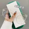 Gafas Redondas de Marco Grande Tr90 Nuevas 2024 Ultraligeras Lisas Anti-Luz Azul Pueden Equiparse con Marco para Gafas de Miopía Modelo Femenino de Celebridad de Internet