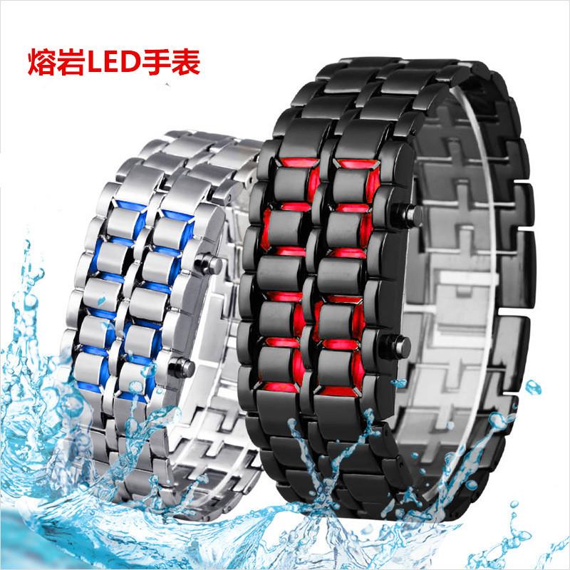 熔岩LED手表