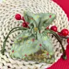 Bolsa de Hilo Grueso Brocado Estilo Chino Bolsas de Regalo Culturales y Creativas Bolsa de Almacenamiento a Prueba de Polvo para Pulseras Eventos Culturales y de Entretenimiento