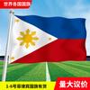 Bandeira filipina em todo o mundo Ásia Europa África América Oceania bandeiras coloridas de cordas bandeiras acenando à mão em estoque