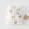 Aimi Aimi Colete de Outono e Inverno Acolchoado Espessado Bebê 120g Algodão Puro Categoria de Roupa Externa um Colete Quente para Homens, Mulheres e Crianças