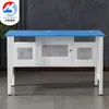 Mesa Plana com Computador Embutido Oculto para Sala de Aula Multimídia Escolar, Sala de Treinamento em Computação, Sala de Computação Dupla para Alunos, Mesa para Computador